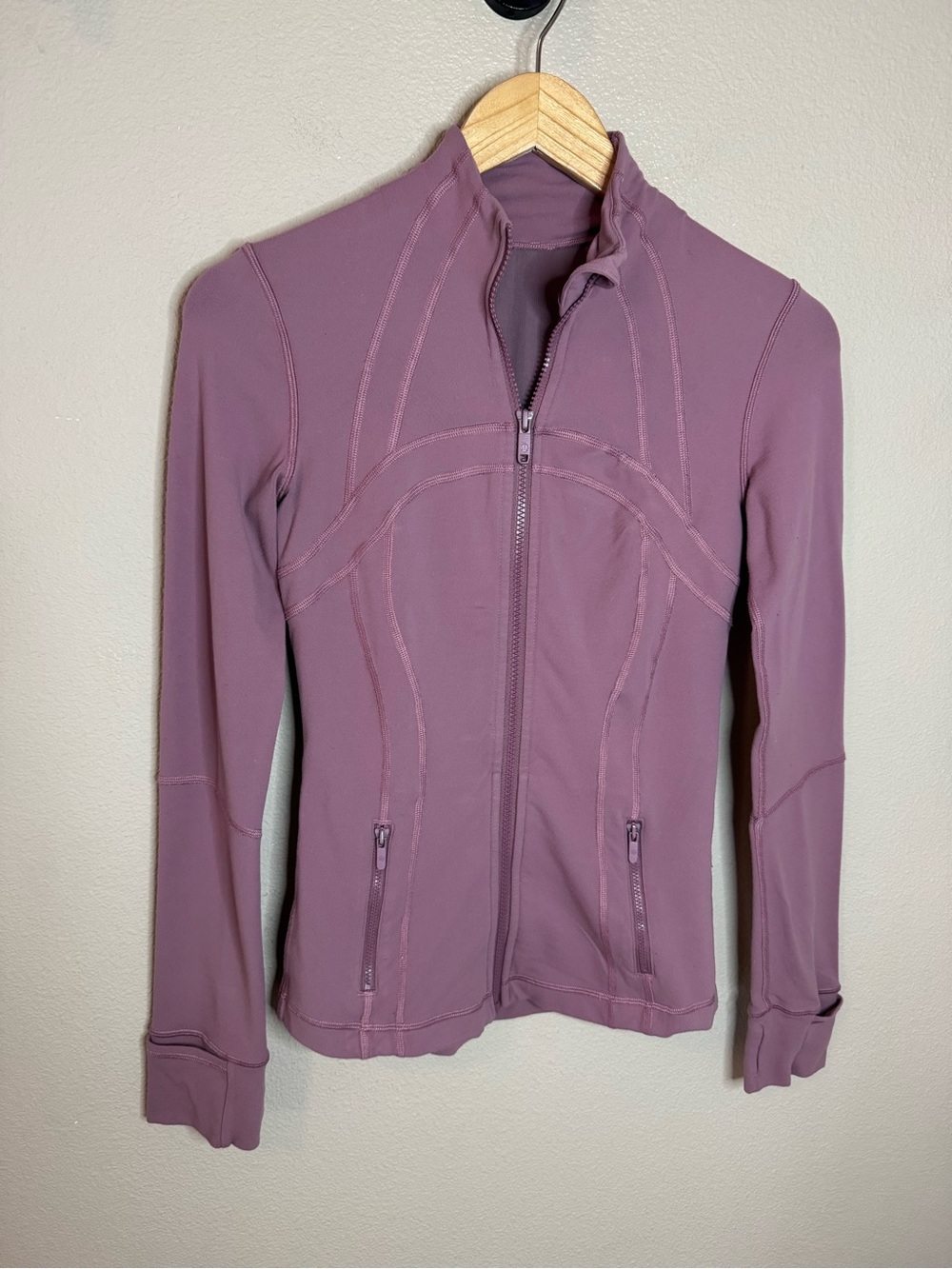 Lululemon Define Jacket Mauve Purple Size 4 Full Zip Yoga Jacket - Picture 1 of 9